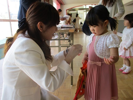 ✰︎幼稚園ミニ名札 卒園先生お世話になりました アルバム